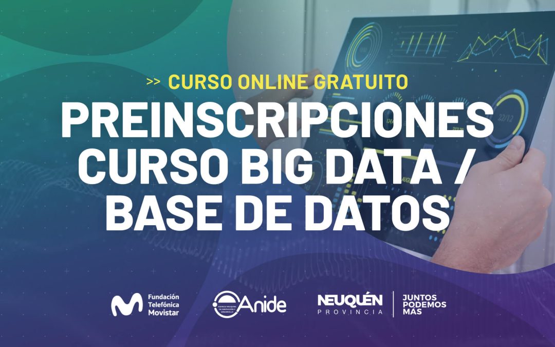 La Provincia ofrecerá un curso de Big Data y Base de Datos junto a la Fundación Telefónica