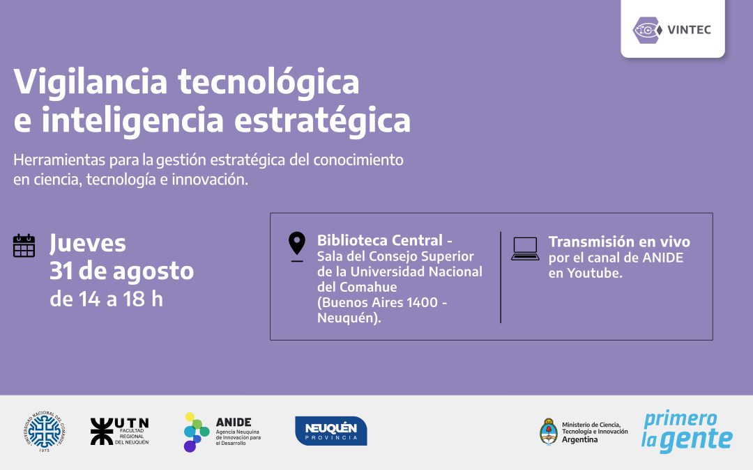 Charla sobre vigilancia tecnológica e inteligencia estratégica